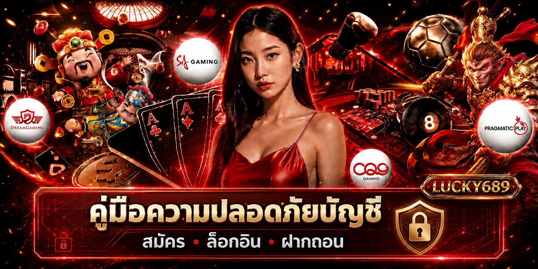 lucky689 คู่มือป้องกันบัญชี สมัคร ล็อกอิน ถอนเงิน